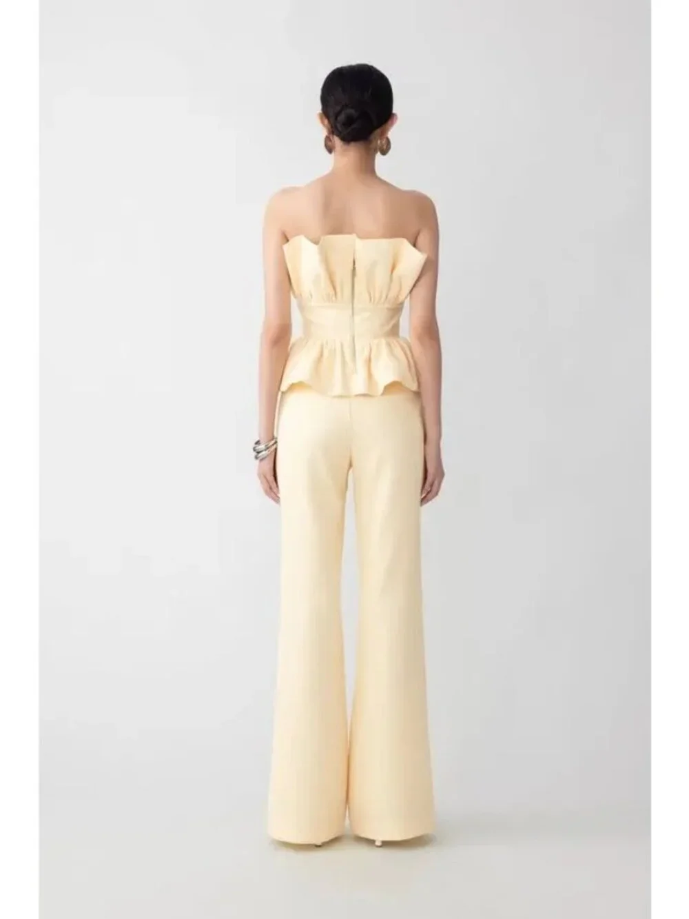 Sau Lee Nicola Crepe Pants Butteryellow Womens Size 4